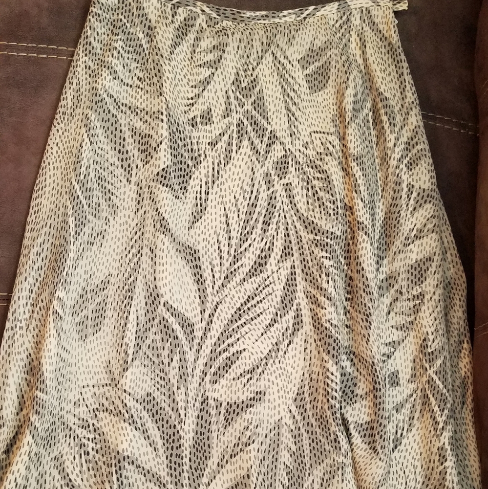 Talbots pure silk skirt